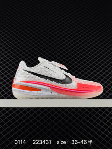 Nike Air Zoom G T Cut EP White Black Bright Pink Orange 36-46 5 Basketball - Unisex (BS-73152)