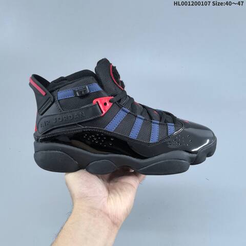 Jordan 6 Rings Black Red Blue EU 40-47 Basketball - Men's (BS-67070)