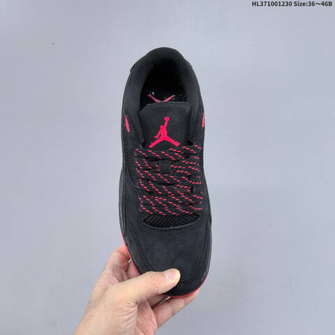 Jordan Flight Court Black Red 36 46 Basketball - Unisex (BS-62322)
