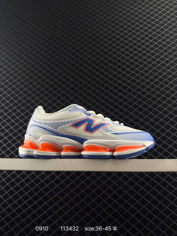 New Balance 2000 White Blue Orange Grey EU 36-45 Running Shoe - Unisex (BS-82846)