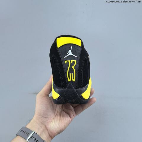 Jordan Air Jordan 14 Retro Thunder Black Yellow EU 36-47 5 Basketball - Unisex (BS-66179)