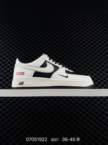 Nike Air Force 1 07 Supreme Off White Black Grey EU 36-45 Skate - Unisex (BS-70399)