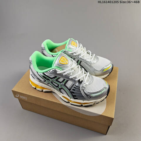 ASICS Gel-Kayano 12 1 Cream Silver Burgundy EU 36-46 Running Shoe Running Sneakers - Unisex (BS-69178)