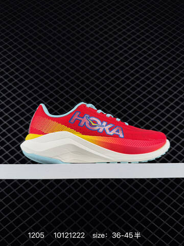 HOKA ONE ONE Mach X Black White Yellow Pink EU 36-45 Running Shoe Running Sneakers - Unisex (BS-86363)