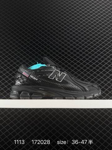 New Balance 1906R U1906ROA Black Metallic Silver EU 36-47 Sneaker Unisex BS-82596