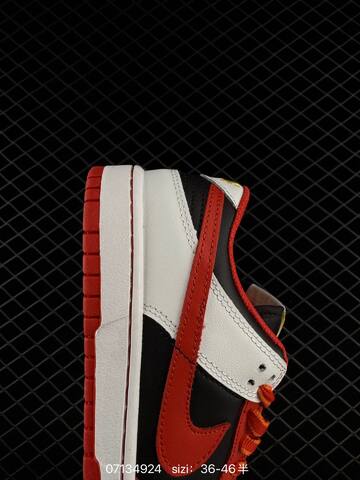 Nike SB Dunk Low Red Black White Orange EU 36-46 Skate - Unisex (BS-70271)