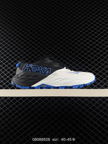 HOKA ONE ONE Speedgoat 7 White Black Blue EU 40-45 Trail Shoe Trail Running Sneakers Men s BS-86122