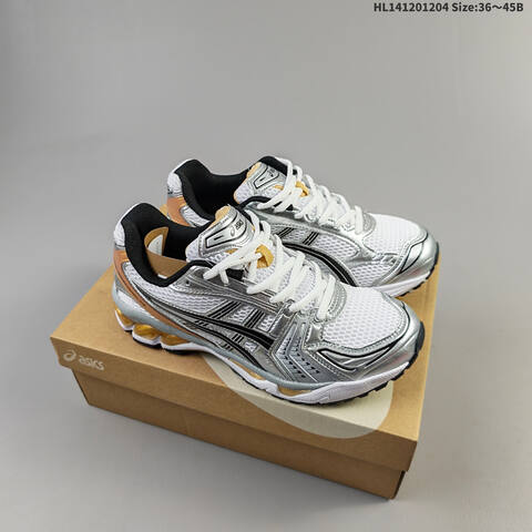 ASICS Gel-Kayano 14 Cream Silver Blue EU 36-45 Running Shoe Running Sneakers - Unisex (BS-69182)