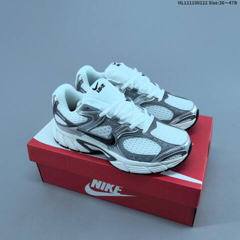 Nike V5 RNR Pink Silver Black White EU 36-40 Running Shoe - Unisex BS-61828