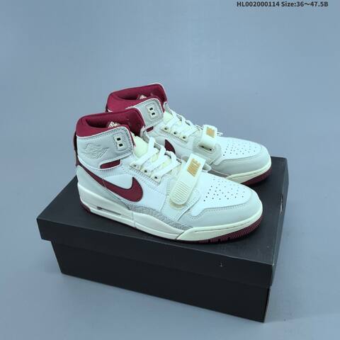 Jordan Air Jordan Legacy 312 White Burgundy Cream 36 47 5 Basketball - Unisex (BS-66984)