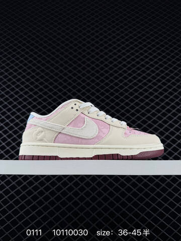Nike SB Dunk Low Pro Pink Cream Burgundy EU 36-45 Skate - Unisex (BS-73202)