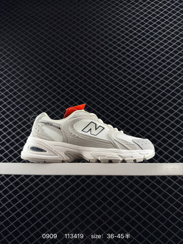 New Balance 530 Silver White Navy Beige EU 36-45 Sneaker - Unisex (BS-82855)