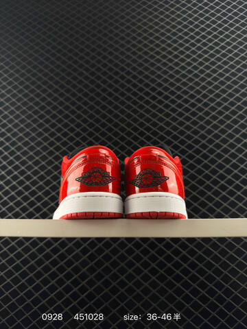 Jordan Air Jordan 1 Low OG SP HV4089 Black Red White EU 36-46 Basketball Shoe - Unisex BS-80611