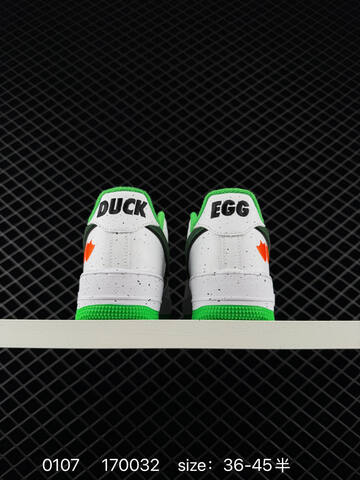 Nike Air Force 1 Low DOAF White Green Orange EU 36-45 5 Lifestyle - Unisex (BS-73270)