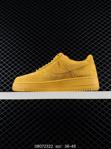 Nike Air Force 1 07 Low Supreme Wheat Yellow Red EU 36-45 Lifestyle - Unisex (BS-69900)