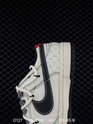 Jordan Air Jordan 1 Retro Low x Louis Vuitton Off White Black Light Green Red EU 36-45 Sneaker - Unisex BS-79751