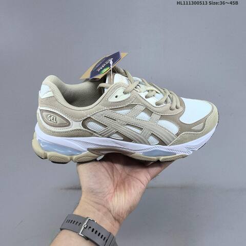 ASICS Gel NYC 2 0 Brown Black Gray White EU 36-45 Running Shoe Running Sneakers - Unisex (BS-68839)