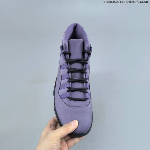 Jordan Air Jordan 11 Retro Purple Black 40 48 5B Basketball - Men's (BS-66951)