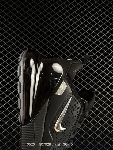 Nike Air Max 270 Black Silver EU 36-45 Running - Unisex (BS-71336)