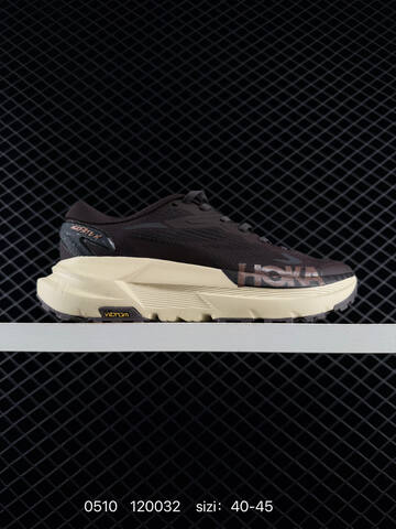 HOKA ONE ONE Mafate X Dark Brown Cream Black EU 40-45 Trail Shoe Trail Running Sneakers - Men's (BS-86234)