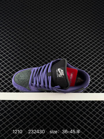 Nike SB Dunk Low Pro Purple Black EU 36-45 Skate - Unisex (BS-73779)