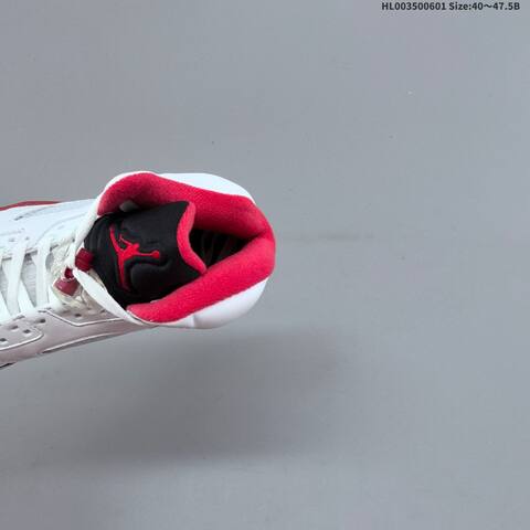 Jordan Air Jordan 5 Retro White Red Black 40 47 5 Basketball - Men's (BS-65823)