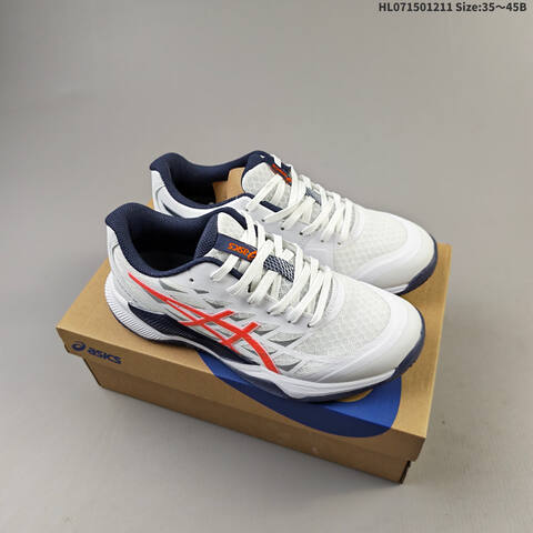 ASICS Gel Tactic 12 White Blue Neon Green EU 35 45 Tennis Shoe EU 35-45 Casual Sneakers - Unisex (BS-69170)