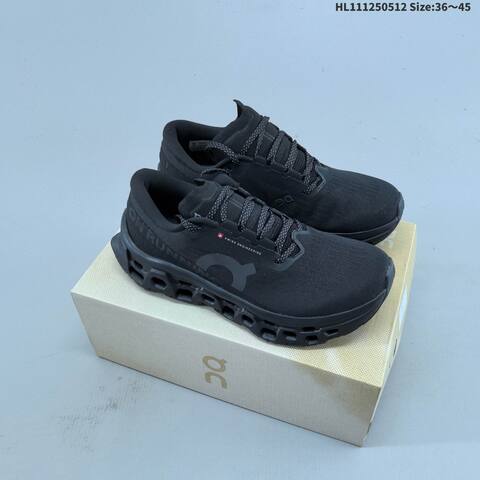 On Running Cloudmonster Black White EU 36-45 Running Shoe Running Sneakers - Unisex BS-69560