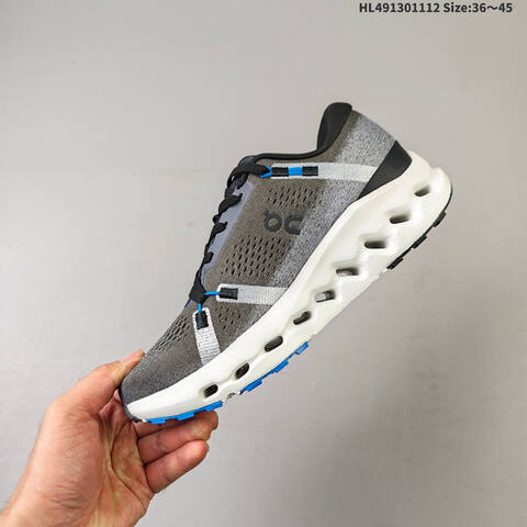 On Running Cloudsurfer 2 Dark Grey White Black Blue EU 36-45 Running Shoe Running Sneakers - Unisex (BS-69822)