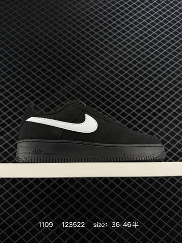 Nike Air Force 1 07 Black White Wheat Gum Grey Dark Grey EU 36-46 5 Lifestyle - Unisex (BS-74275)