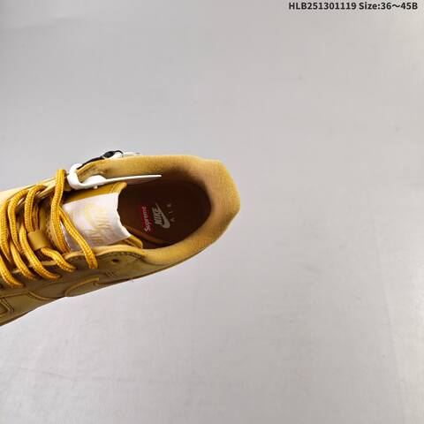 Nike Air Force 1 07 Supreme Wheat Tan Gold Brown EU 36-45 Sneaker - Unisex BS-63447