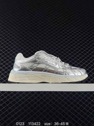 Nike P-6000 Silver Black White EU 36-45 Running - Unisex (BS-73001)