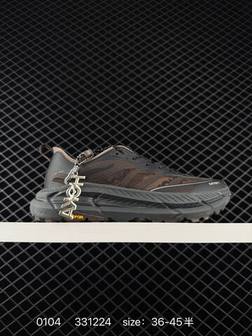 HOKA ONE ONE Mafate Speed 4 Black Silver White EU 36-45 Trail Shoe Trail Running Sneakers - Unisex (BS-86332)