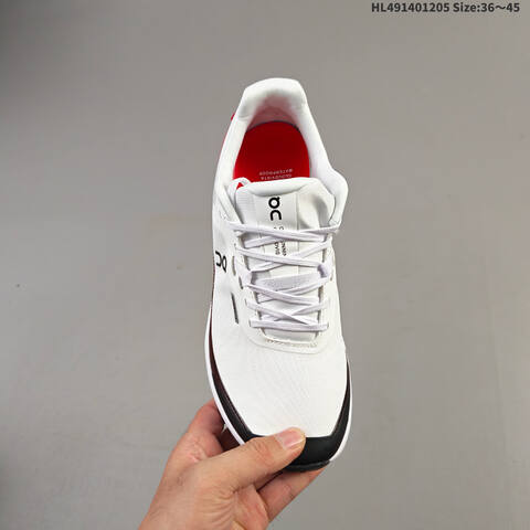 On Cloudvista 2 Waterproof White Red Black EU 36-45 Trail Shoe Trail Running Sneakers - Unisex (BS-69751)