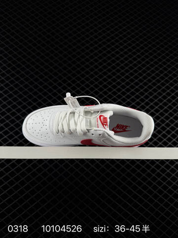 Nike Court Vision 1 Low White Red EU 36-45 Casual - Unisex (BS-72597)