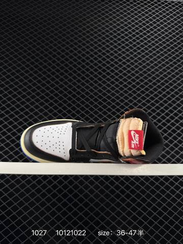 Jordan Air Jordan 1 Retro High OG Black White Red Blue Cream EU 36-47 Basketball Shoe - Unisex (BS-80428)