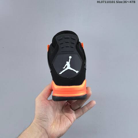 Jordan Air Jordan 4 Retro CT8527-020 Black Orange EU 36-47 Basketball - Unisex (BS-67139)