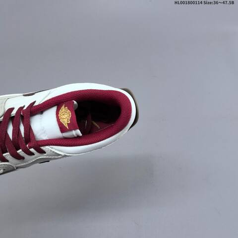 Jordan Legacy 312 Low White Burgundy Taupe Brown 36 47 5B Lifestyle - Unisex BS-66980