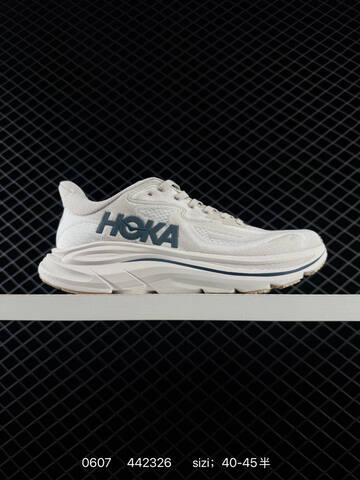 HOKA ONE ONE Clifton 10 Beige Dark Green EU 40-45 Running Shoe Running Sneakers Men s BS-86212