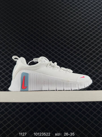 Nike Free Metcon 6 White Grey Pink 26-35 Training - Women's (BS-73963)