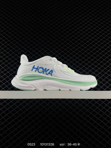 HOKA ONE ONE Clifton 9 Light Mint Green White Black Pale Yellow EU 36-45 Running Shoe Running Sneakers - Unisex (BS-86225)