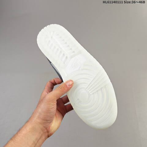 Jordan Air Jordan 1 Low OG HV4398-014 Grey White EU 36-46 Casual - Unisex (BS-63609)
