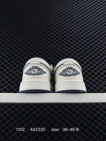 Nike Air Force 1 07 LV8 White Navy 36-46 5 Lifestyle - Unisex BS-74413