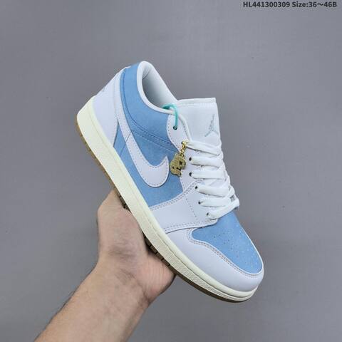 Air Jordan 1 Low Worn Blue AIR JORDAN 1 Aj1 Lifestyle BS-66581
