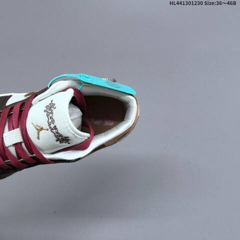 Jordan Air Jordan 1 Low Year Of The Horse White Brown Gold Burgundy EU 36-46 Basketball - Unisex (BS-67188)