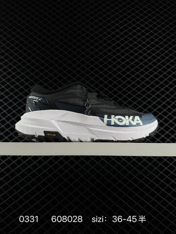 HOKA ONE ONE Mafate X 1162010 Black Light Blue EU 36-45 Trail Shoe Trail Running Sneakers - Unisex (BS-86273)