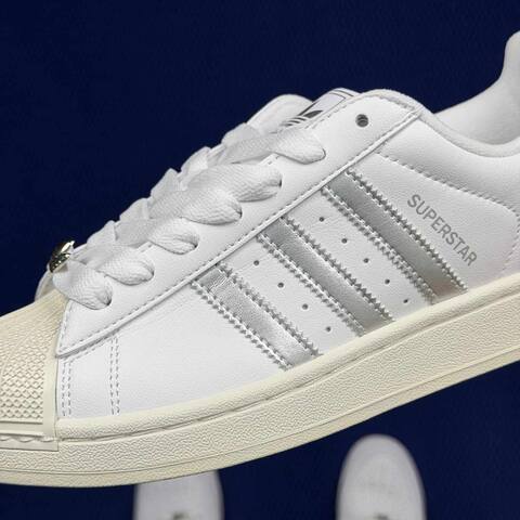 Adidas Superstar II KJ3551 White Silver Metallic Off White EU 41 1 3 Casual - Men s BS-86960