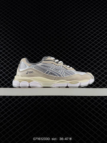 ASICS GEL-NYC White Grey Silver Navy EU 36-47 Running Shoe Running Sneakers - Unisex (BS-81732)