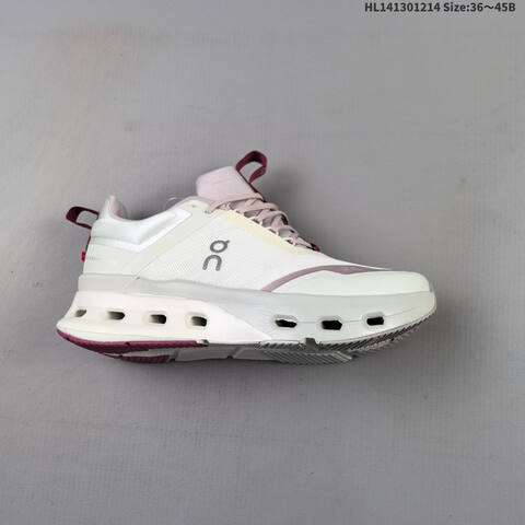 On Cloudnova X White Beige Burgundy EU 36-45 Running Shoe Running Sneakers Unisex BS-69744