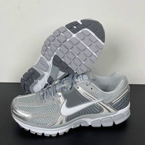 Nike Zoom Vomero 5 Silver Gray White Running (BS-87004)